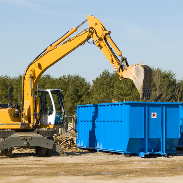 can i choose the location where the residential dumpster will be placed in Story Arkansas